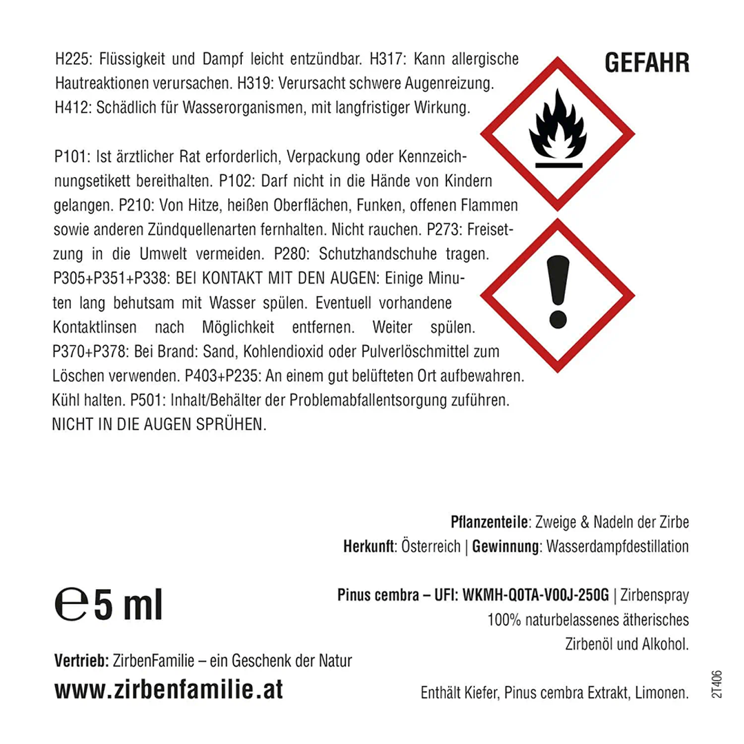 ZirbenScheiberl Autoduftstecker