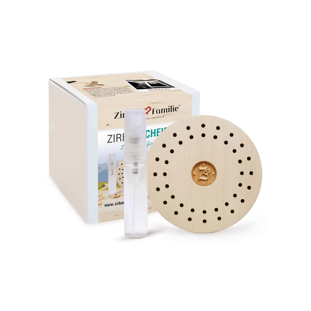 ZirbenScheiberl Autoduftstecker