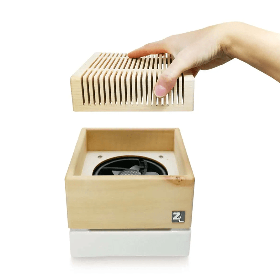 Zirbenlüfter Aura (Cube II Mini) für ein tolles Raumklima
